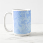 Psalm 46:10 Sei still und kenne die Blue Paisley K Kaffeetasse (Links)