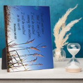 Psalm 46:10 Sei still und weiß, dass ich Gott bin Fotoplatte (Seite)