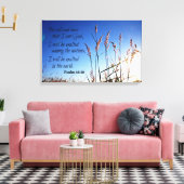 Psalm 46:10 Sei still und weiß, dass ich Gott bin Leinwanddruck (Insitu (Wohnzimmer))