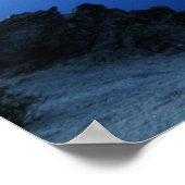 Psalm 46:10 Sei still und weiß, dass ich Gott bin Poster (Ecke)