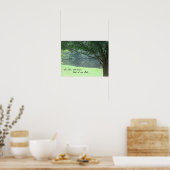 Psalm 46:10 Sei still und weiß, dass ich Gott bin. Poster (Küche)