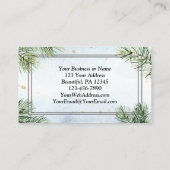 Psalm 46:10 Sei still und weiß, dass ich Gott Weih Visitenkarte (Rückseite)