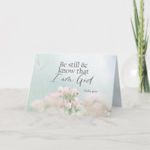 Psalm 46:10 Sei still und weiß, ich bin Gott Bibel
