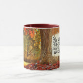 Psalm 46:10 Sei still und weiß, ich bin Gott Herbs Tasse (Zentrum)