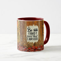 Psalm 46:10 Sei still und weiß, ich bin Gott Herbs