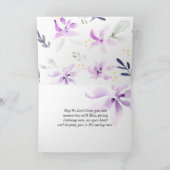 Psalm 46:10 Sei still und weißt, dass ich GOTT bin Karte (Innenseite)