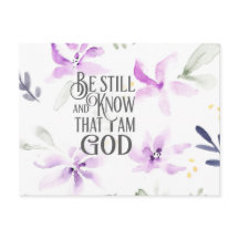 Psalm 46:10 Sei still und weißt, dass ich GOTT bin