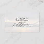 Psalm 46:10 Seid still und wisst, dass ich die Bib Visitenkarte (Rückseite)