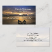 Psalm 46:10 Seid still und wisst, dass ich die Bib Visitenkarte (Vorne/Hinten)