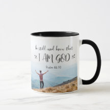 Psalm 46:10 Seid still und wisst, dass ich GOTT-Bi
