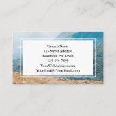 Psalm 46:10 Seid still und wisst, dass ich GOTT-Bi Visitenkarte (Rückseite)