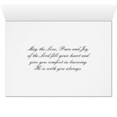 Psalm 46:10 Seid still und wisst, dass ich Gott-Ka (Innenansicht Horizontal (Unten))