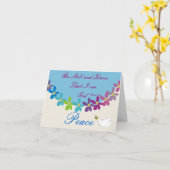 Psalm 46:10 Seid still und wisst, dass ich Gott No Karte (Gelbe Blume)