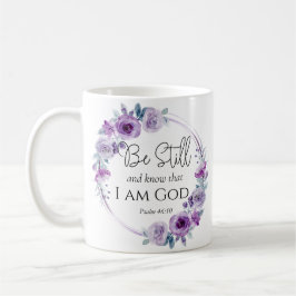 Psalm 46:10 Seien Sie still und kennen Sie die Lil Kaffeetasse