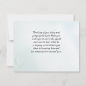 Psalm 46:10 Seien Sie still und wissen, ich bin Go (Rückseite)