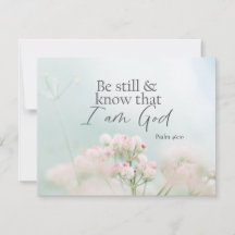 Psalm 46:10 Seien Sie still und wissen, ich bin Go