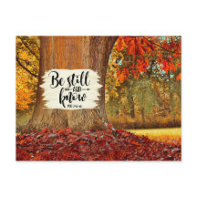 Psalm 46:10 Seien Sie still und wissen Sie, Herbst