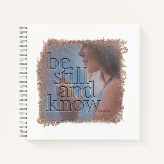 PSALM 46:10 - Tagebuch Notizblock (Vorderseite)