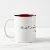Psalm 46:10, Tasse (Links)