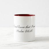 Psalm 46:10, Tasse (Mittel)