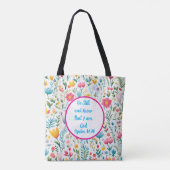 Psalm 46:10 Tote Bag Tasche (Rückseite)