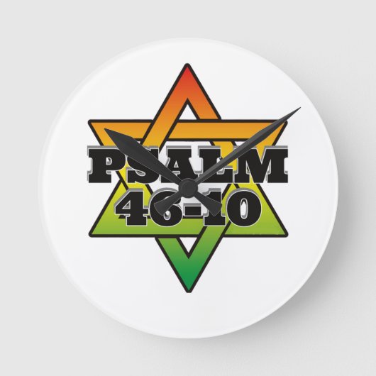 Psalm 46-10 - Uhr (Vorderseite)