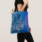 Psalm 46:1 Bibelverse Tote Tasche (Von Nahem)