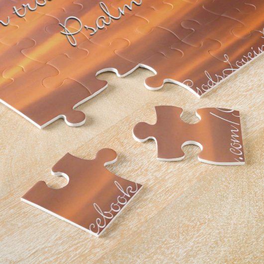 Psalm-46:1 Gott ist unser Schutz u. Stärke… Puzzle (Seite)