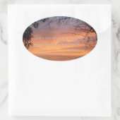 Psalm 46:1 Gott ist unsere Zuflucht & Kraft.. Ovaler Aufkleber (Tasche)