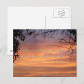 Psalm 46:1 Gott ist unsere Zuflucht & Kraft.. Postkarte (Vorne/Hinten)