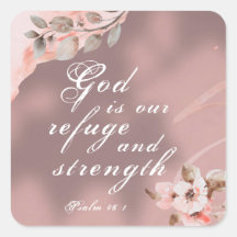 Psalm 46:1 Gott ist unsere Zuflucht und Kraft-Bibe