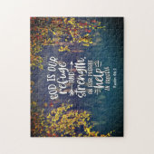 Psalm 46:1 Gott ist unsere Zuflucht und Stärke Puzzle (Vertikal)