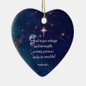 Psalm-46:1 Keramik Ornament (Rechts)