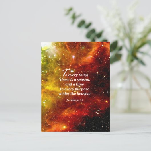 Psalm 46:1 postkarte (Stehend Vorderseite)