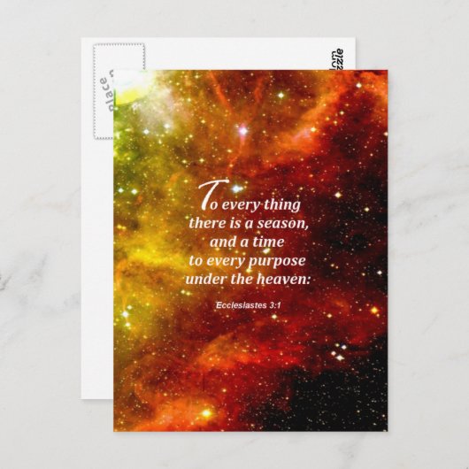 Psalm 46:1 postkarte (Vorne/Hinten)