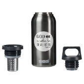 Psalm 46:5 Aluminium Isolierte Flasche (Vorderseite)