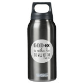 Psalm 46:5 Aluminium Isolierte Flasche (Vorderseite)