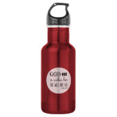 Psalm-46:5 Aluminium Trinkflasche (Vorderseite)