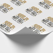 Psalm 46_5 Christliche Typografie Vektor Geschenkpapier (Ecke)