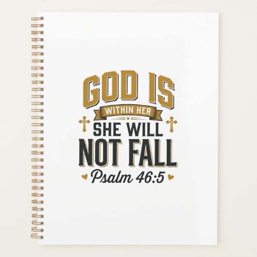 Psalm 46_5 Christliche Typografie Vektor Planer (Vorderseite)