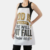 Psalm 46_5 Christliche Typografie Vektor Schürze (InSitu)