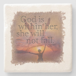 PSALM 46:5 - Coaster Steinuntersetzer