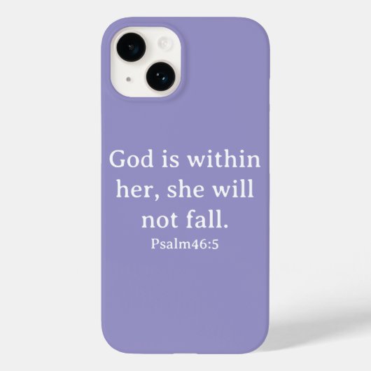 Psalm 46:5 - Fall per Telefon Case-Mate iPhone Hülle (Rückseite)