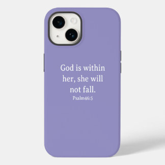 Psalm 46:5 - Fall per Telefon iPhone 14 Hülle