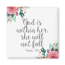 Psalm 46:5 Gott ist in ihr, Girl Bible Scripture