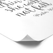 Psalm 46:5 Gott ist in ihr, Girl Bible Scripture Poster (Ecke)