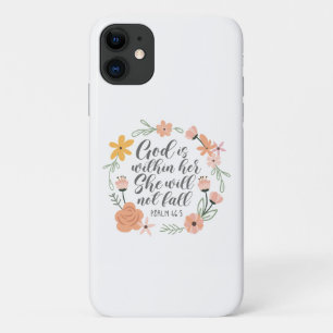 Psalm 46:5 Gott ist in ihr, sie wird nicht fallen Case-Mate iPhone Hülle