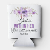 Psalm 46:5 Gott ist in ihrer Blume der Schrift Dosenkühler (Rückseite)