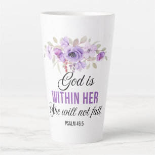 Psalm 46:5 Gott ist in ihrer Blume der Schrift Milchtasse
