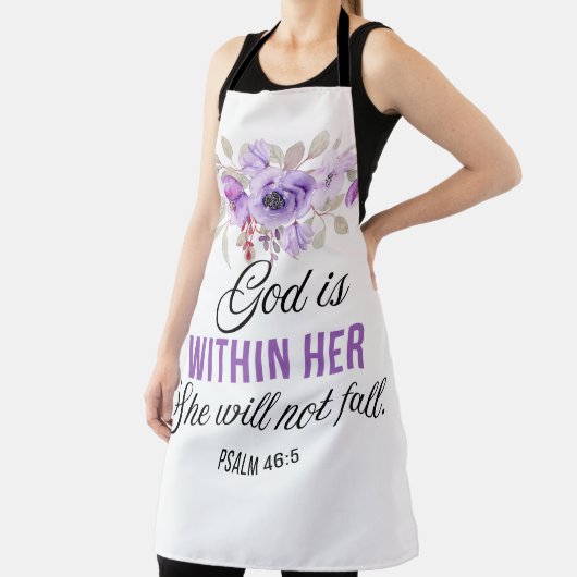 Psalm 46:5 Gott ist in ihrer Blume der Schrift Schürze (InSitu)